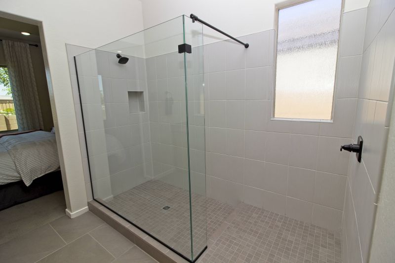 Modern Walk-in Shower with Glass Doors